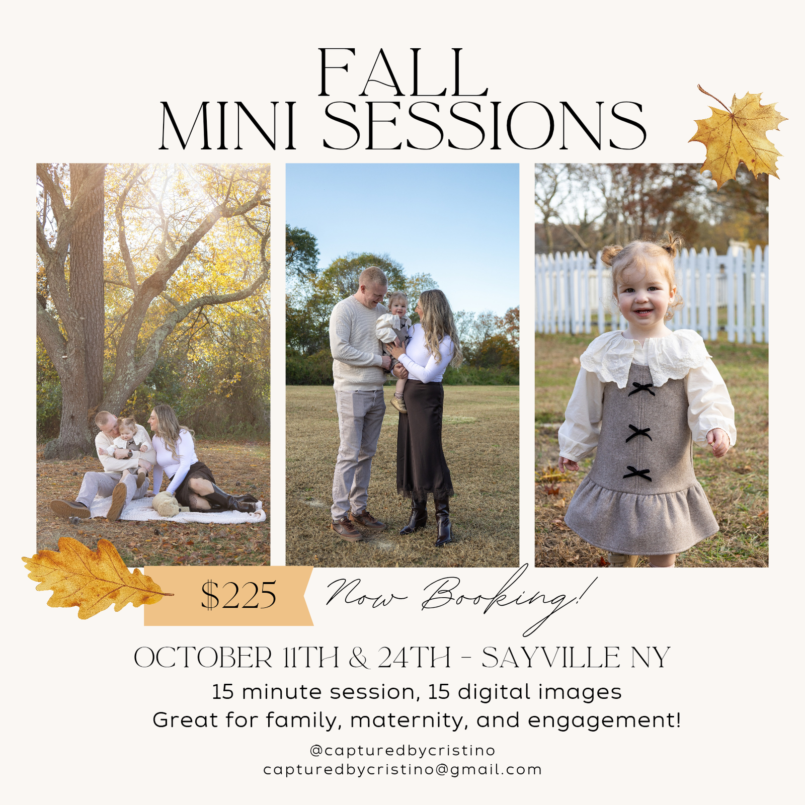 Fall Mini Photo Sessions, Fall Family Photoshoot, Fall Engagement Photoshoot, Fall Maternity Photoshoot, Suffolk County Long Island